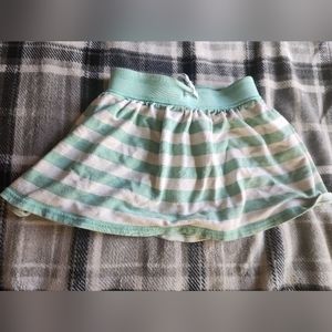 Carter's Super Cute 4t Striped Skirt teal